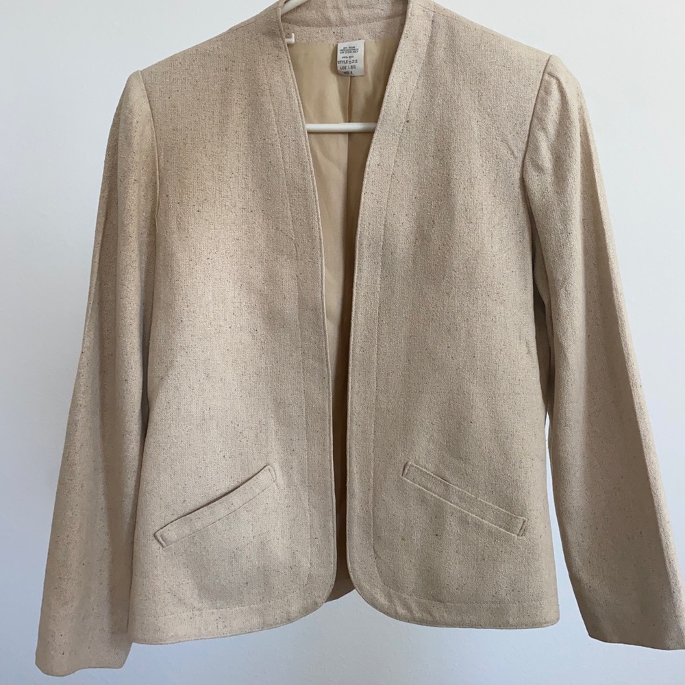 Womens vintage silk Blazer